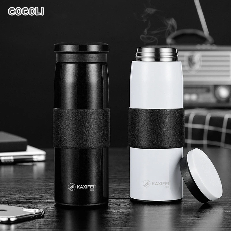 

Термос 450 мл для путешествий на открытом воздухе, портативная термос для воды, вакуумные фляжки, нержавеющая сталь 316, термос с изоляцией, коф...