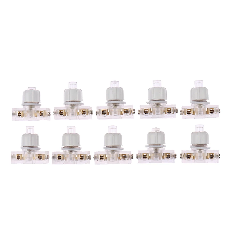 10pcs Lamp Electrical Fittings With Nut Micro-motion Small Switch Button | Обустройство дома
