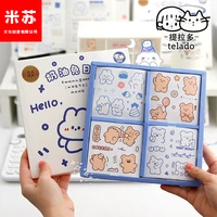 100 sheets cute daily kawaii decorative stickers scrapbooking stick label diary album stationery painting sticker accessories