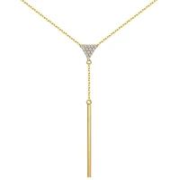 14k gold gorgeous long lariat y necklace dainty gold bar pendant simple trendy drop lariat chain necklaces for women girls
