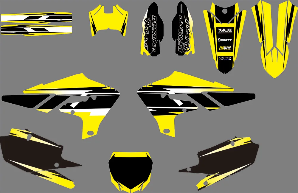 

Полная графическая наклейка, Набор наклеек DECO Dekor для Yamaha YZF250 YZ250F 2019 2020 2021 YZ 250F YZF 250