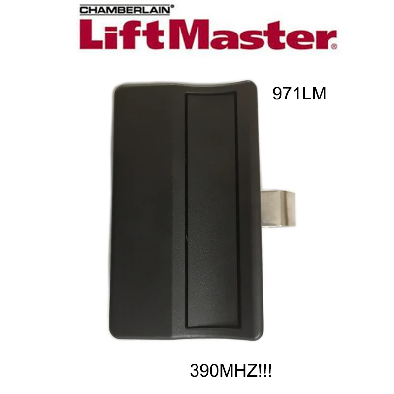 Для Liftmaster Chamberlain 971LM Замена дистанционного 390 МГц передатчик