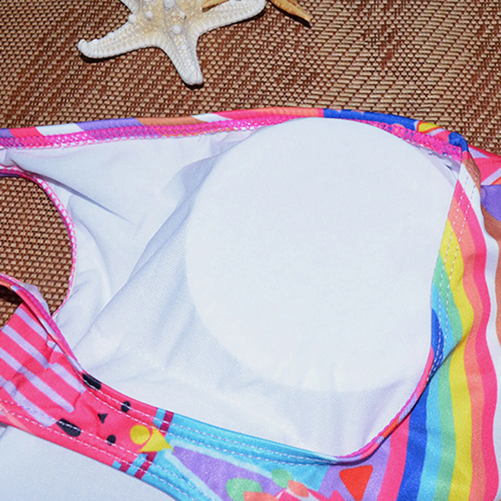 

Sexy Brazilian Bikini Mid Waist Swimwear Women String Swimsuit Patchwork Bandage Split Swimsuit Halter Beachwear Two Piece Set