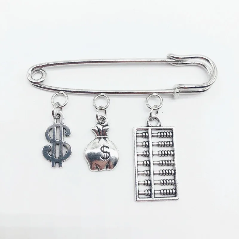 Модная креативная брошь в форме сумки для денег Подарочная виде банкнот Милая