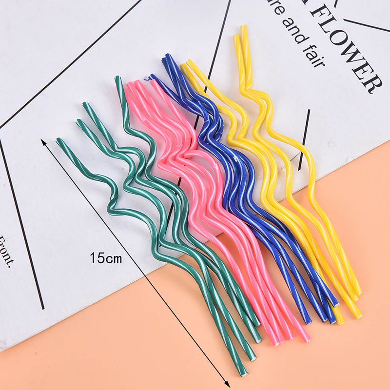 

Long curve cake candles Safe Flames Wedding Cake Party Supplies Birthday Candle Home Decor