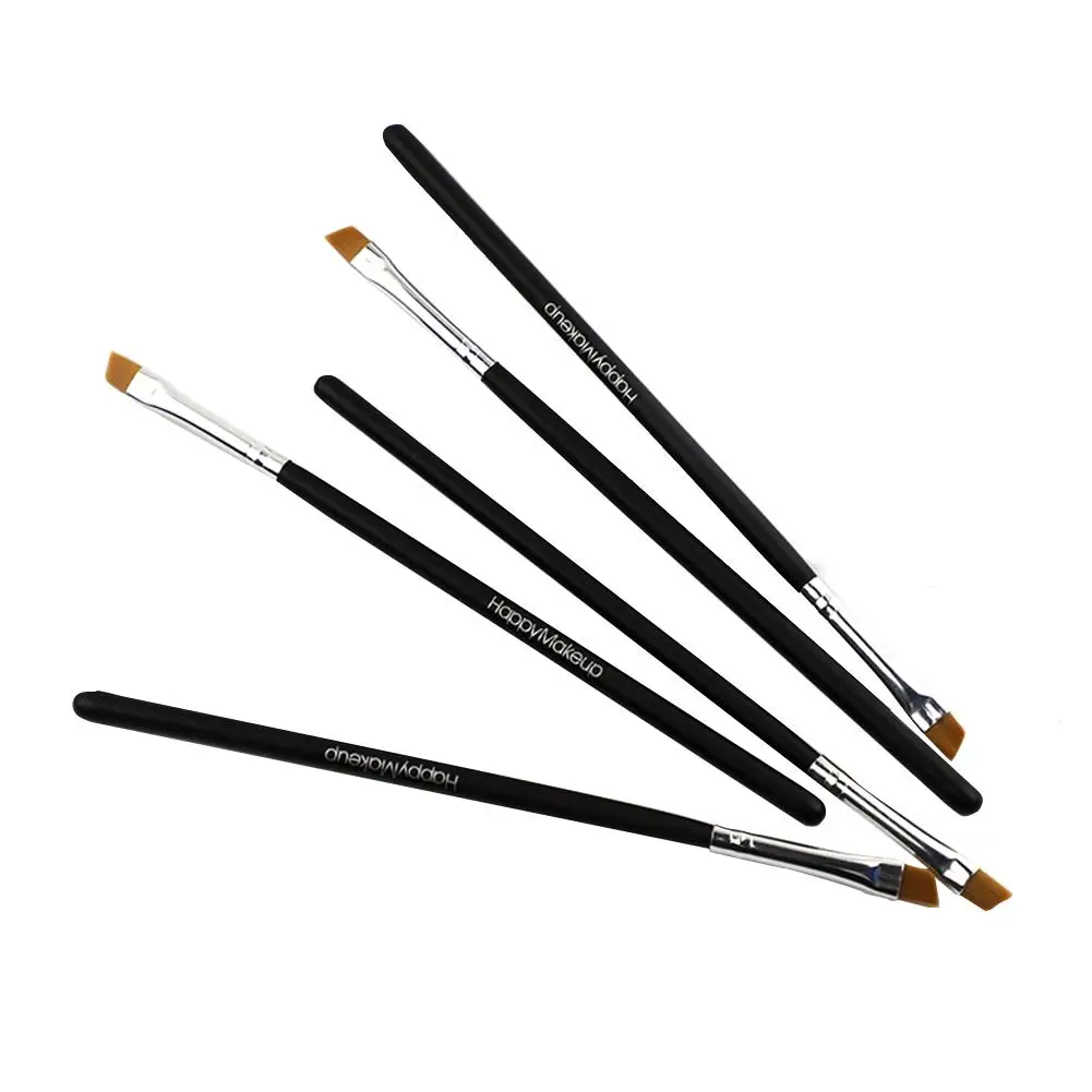 Кисть для бровей один скошенный деревянной ручкой кисть порошок глаз нанесения