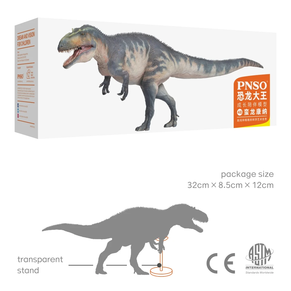 PNSO-dinosaurio prehistorico, modelos: 48, Connor, el Torvosaurus-4