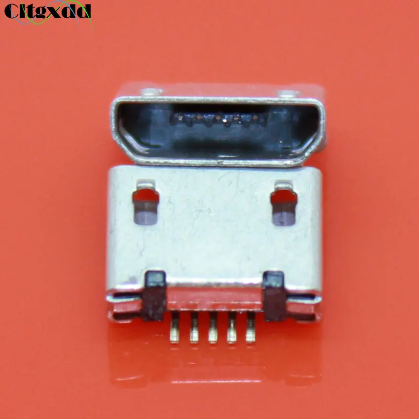 1 шт. разъем Micro USB Cltgxdd 5 Pin плоский штекер DIP зарядный порт для Samsung Lenovo Huawei ZTE HTC