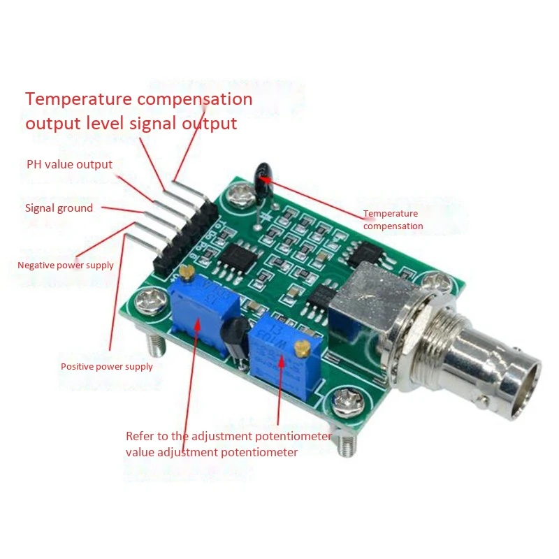 Модуль датчика определения значения PH датчик качества воды и (с компенсацией