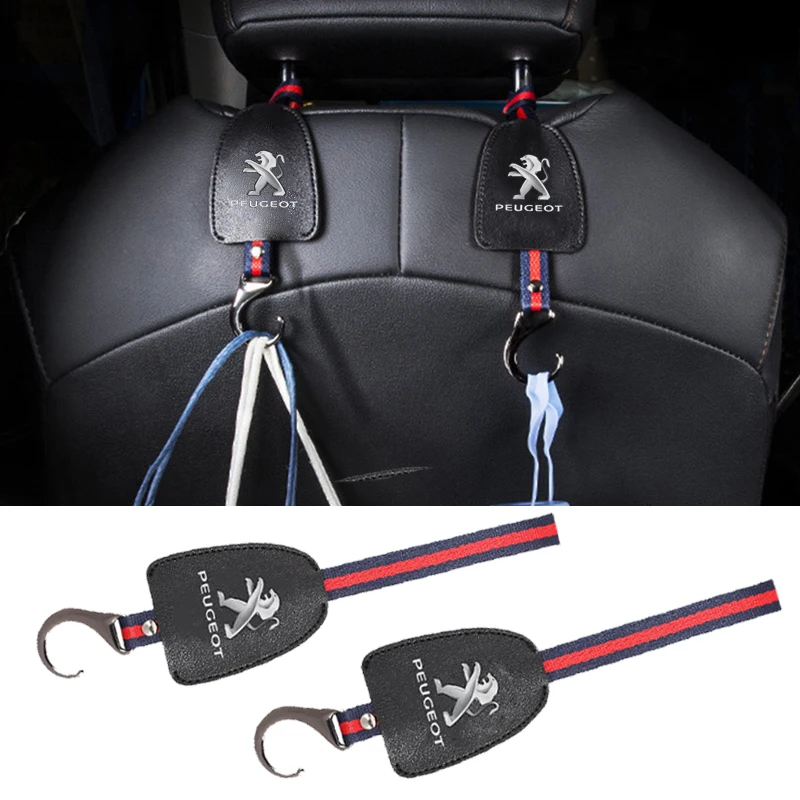

Car Interior Seat Back Portable Hook for Peugeot 407 2008 3008 206 308 307 207 508 107 307 406 408 108 301 306 208XS Accessories
