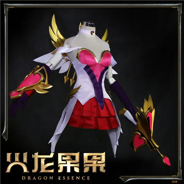 Женский костюм для косплея LOL на Хэллоуин с крыльями дамалии Куинна День святого