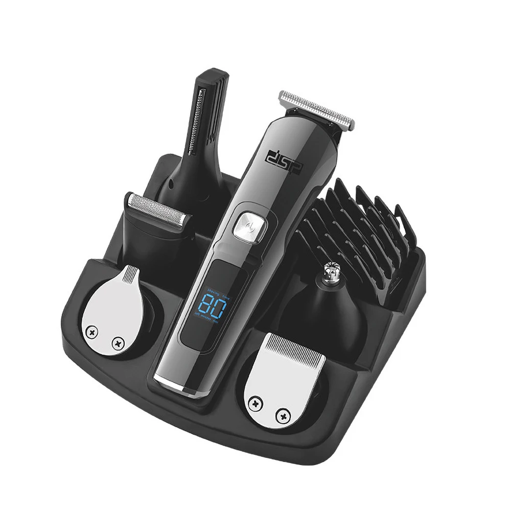 

New Household Multifunctional Hair Clipper Set Electric Shave And Engraving USB Rechargeable Digital Display Electric Clippers