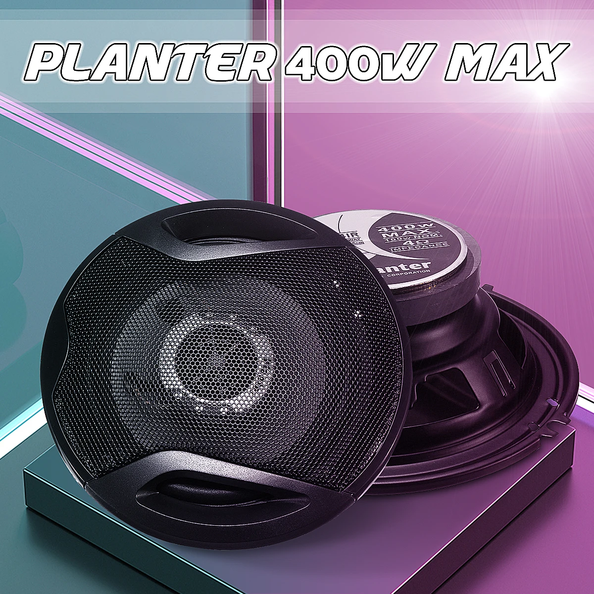 2 шт. 6 5 дюймов 400 Вт Авто Аудио Динамик Way коаксиальный громкий универсальный