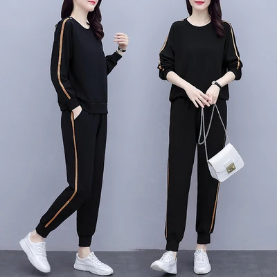 Костюм спортивный женский Повседневный из 2 предметов корейский стиль комплект