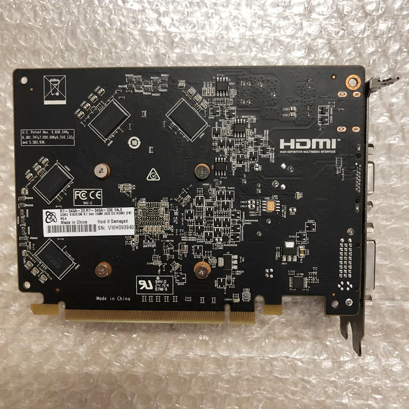 Б/у видеокарты XFX Radeon R7 240A 2 Гб GPU для AMD R7240A GDDR5 128bit графический экран карты