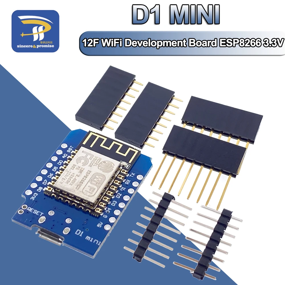 Мини-модуль WeMos D1, ESP8266 ESP-12F, ESP12 CH340G, Nodemcu D1, Mini WiFi, макетная плата Micro USB 3,3 В на основе цифрового контакта