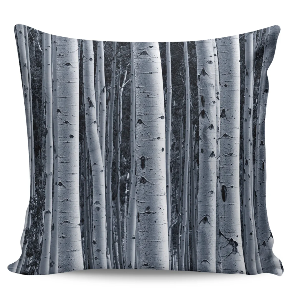 Декоративные подушки Чехол Белый березовый лес номер офиса длинная подушка