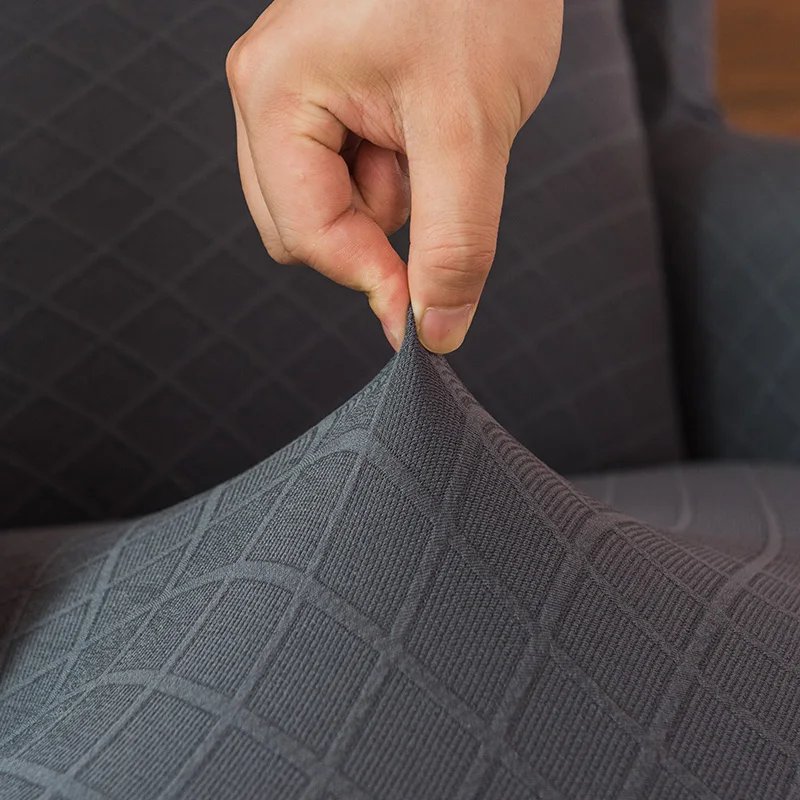 Цельнокроеное платье супер стрейч в клетку для дивана Recliner чехол кресла с