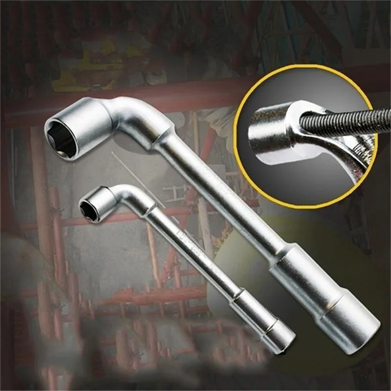 

High Quality L Type Pipe Perforation Elbow Wrench Double Head Outer Hexagon Sleeves Wrench For Remove Fix Screw Nut