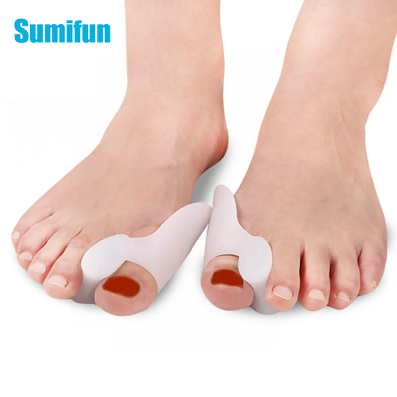 

8pcs Silicone Gel Big Toe Separator Bunion Pain Relief Hallux Valgus Corrector Concealer Thumb Foot Care Tool D2201