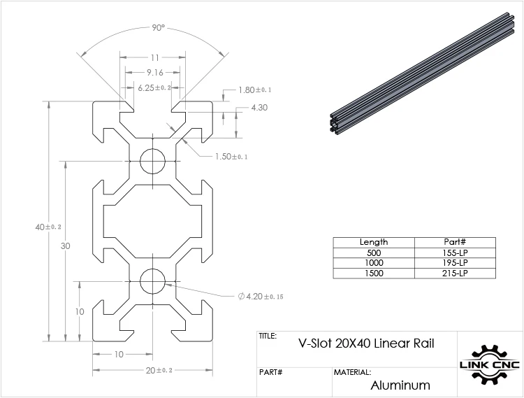

2040 aluminum extrusion profile european standard 2040 v-slot white or black length 600mm aluminum profile workbench 1pcs