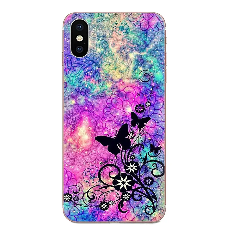 Мягкий чехол из ТПУ с узором для Apple iPhone 4 4S 5 5C 5S SE 6 6S 7 8 11 Plus Pro X XS Max XR красивый