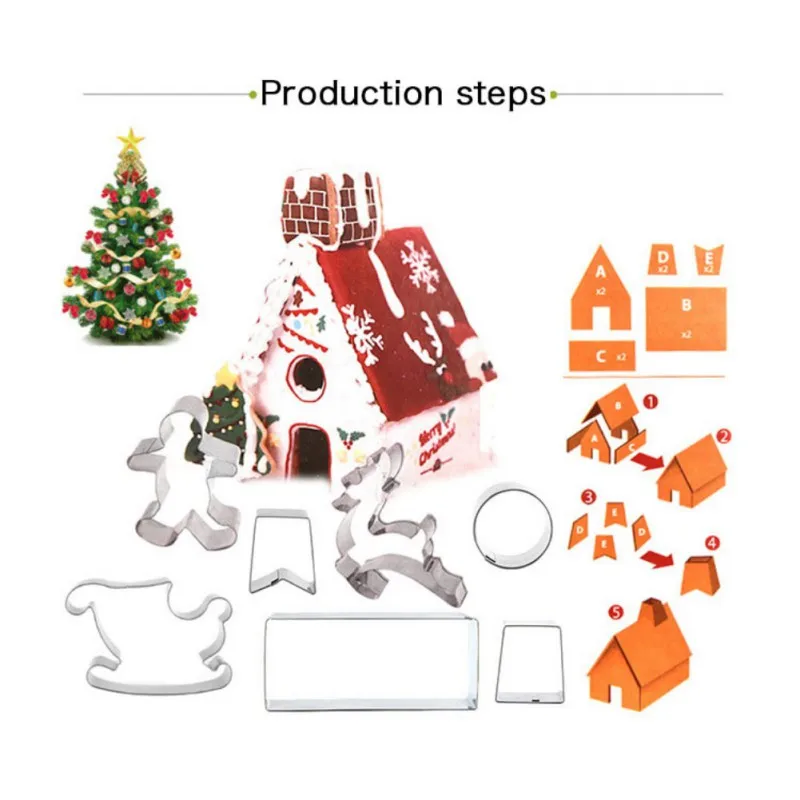 9 шт. резак для печенья из нержавеющей стали| |