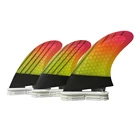 2021 новые двойные вкладки 2 ML Размер плавники три набора сотовые углеродные двойные вкладки 2 плавника для серфинга плавник Бесплатная доставка