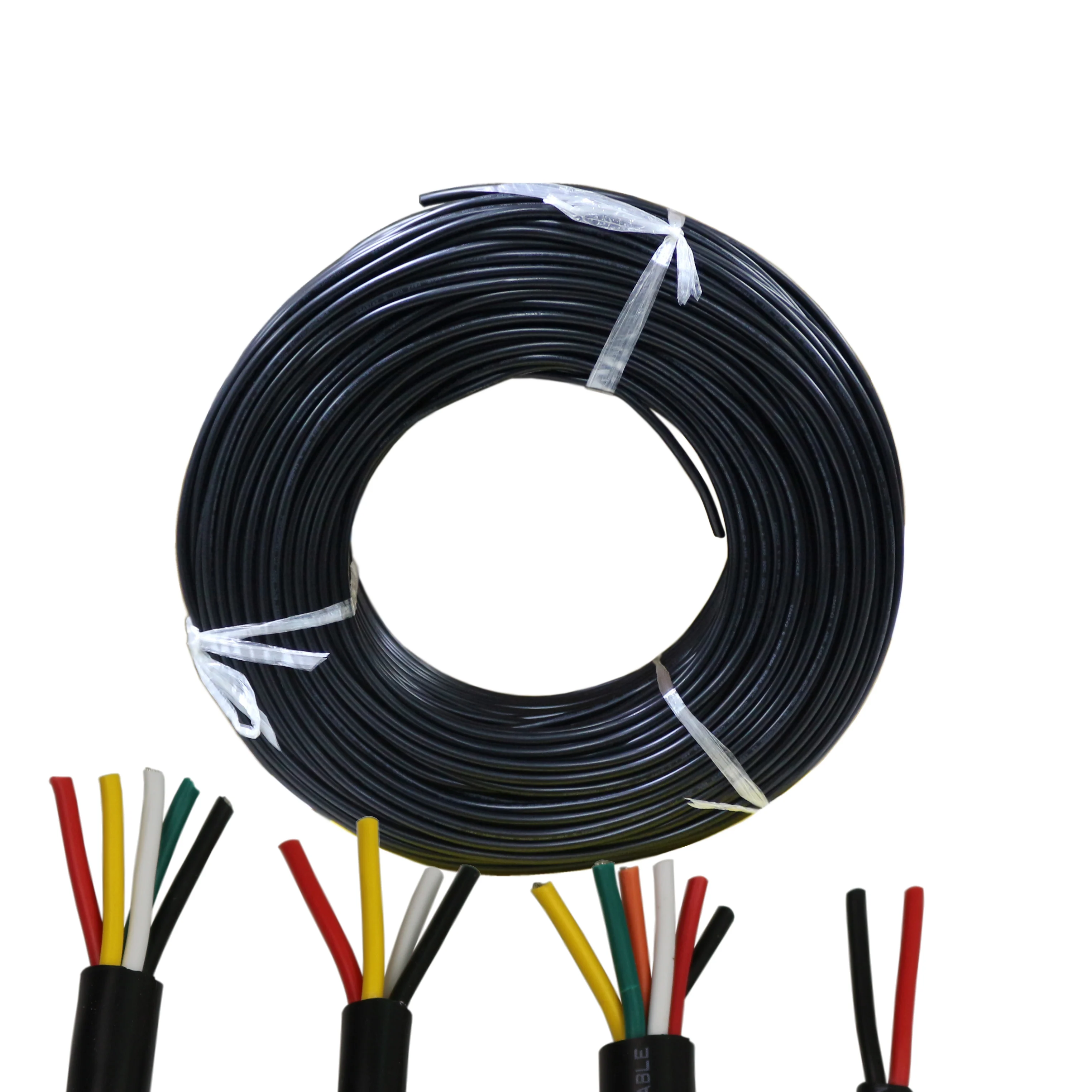 10 метров UL 2464 2C / 3C 4C 5C /6C 24AWG многожильный пвх кабель с изоляцией медный провод