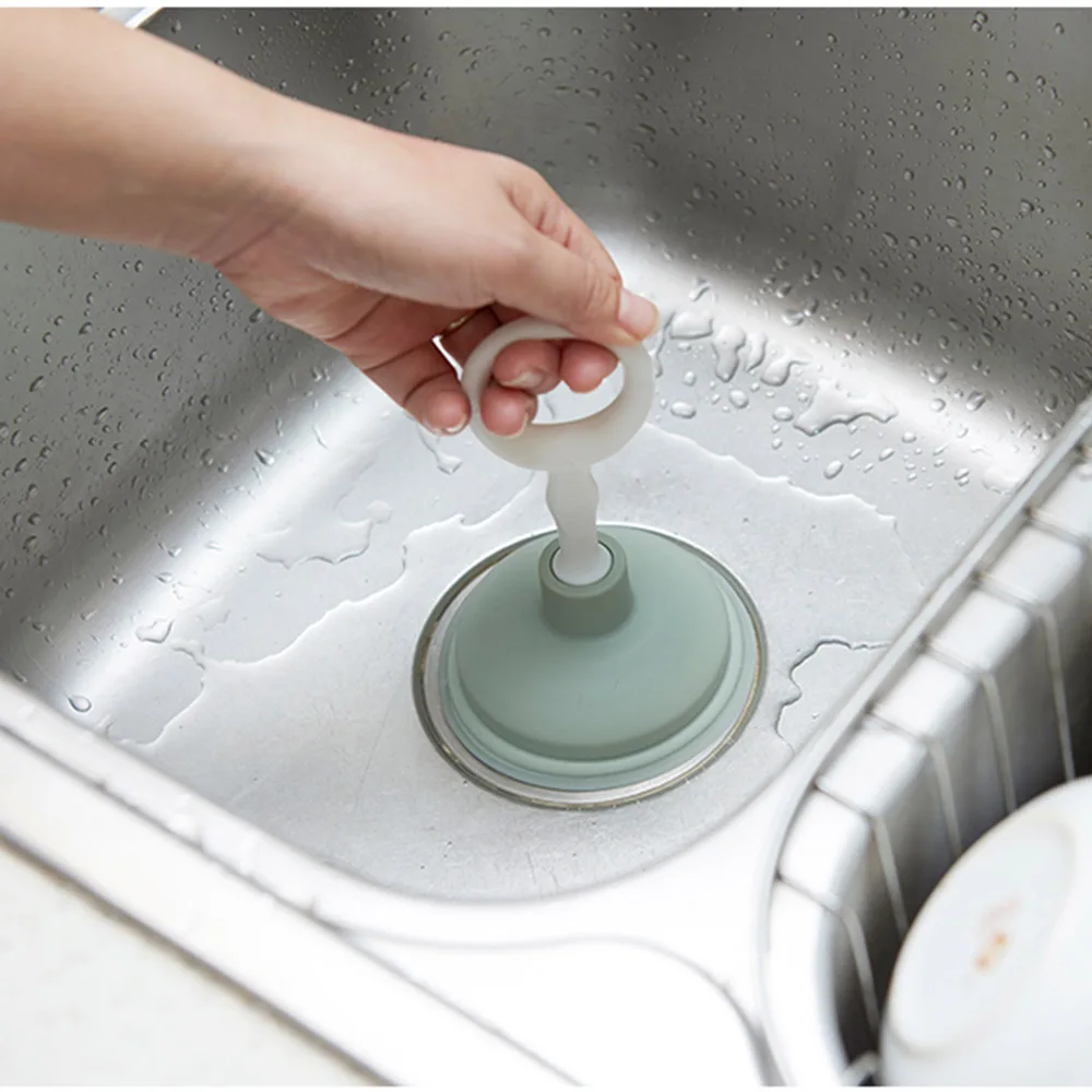 

1PC Pipeline Dredge Suction Pipe Opener Cleaner Pump High Pressure Powerful Manual Sink Plunger for Bath Toilets Bathroom