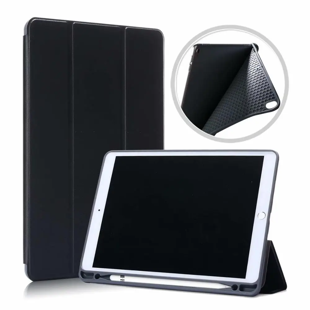 Умный тонкий кожаный чехол из ТПУ для нового iPad Air 3 2019 10 5 дюйма с держателем