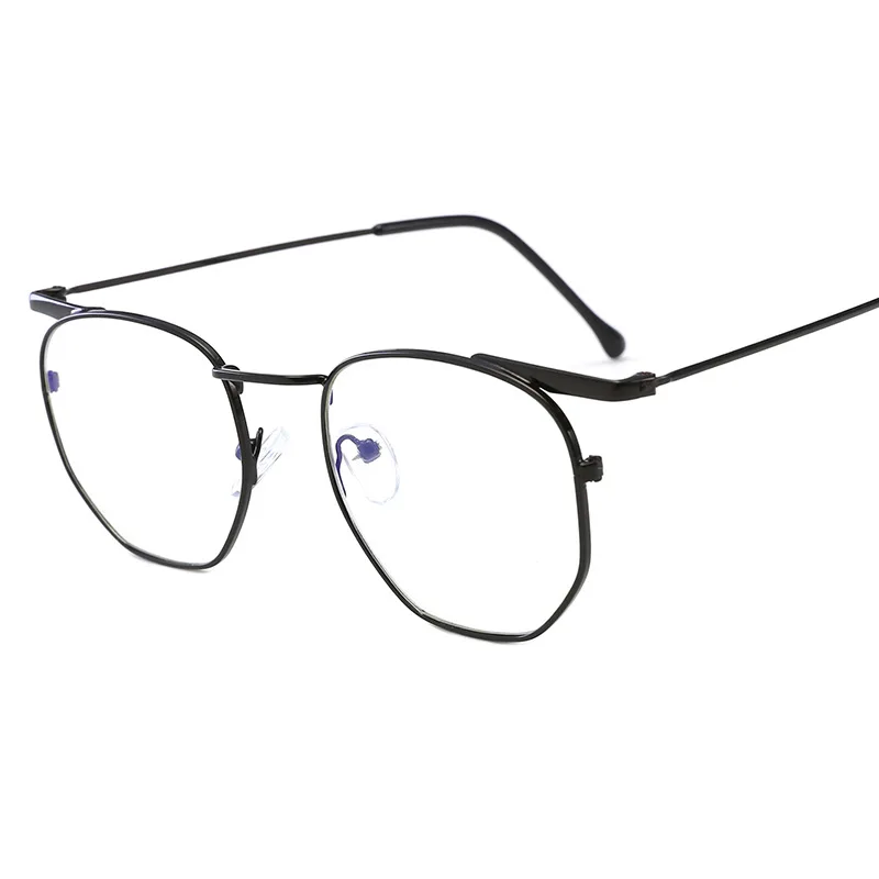 

2021 Blue Light Blocking Glasses Women Men Thin Metal Frame Computer Eyeglasses Optical Spectacles Vintage Square Gaming Gafas