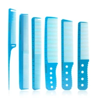 6 pcs hairdressing measure comb hair comb with accurate scale cutting comb set hair stylist comb salon hairdresser hair comb