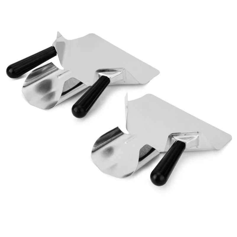 Ложка для попкорна из нержавеющей стали с двойной ручкой барбекю шведский стол |