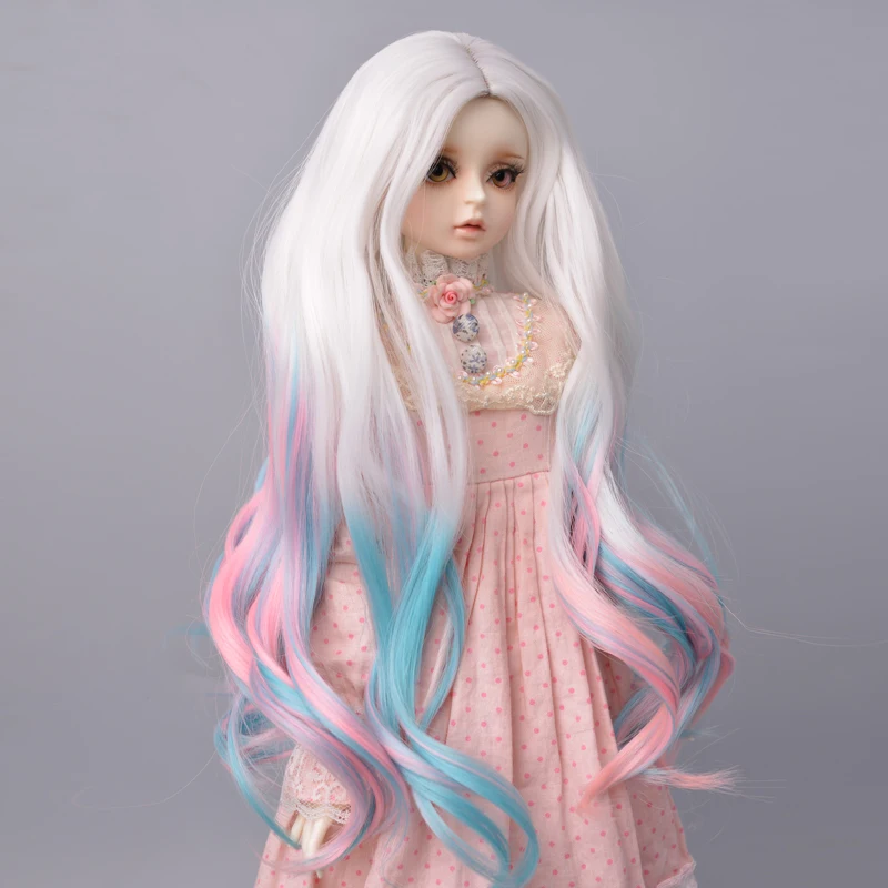 Волосы кукольные плавно изменяющиеся длинные кудрявые волосы для кукол 1/3 |