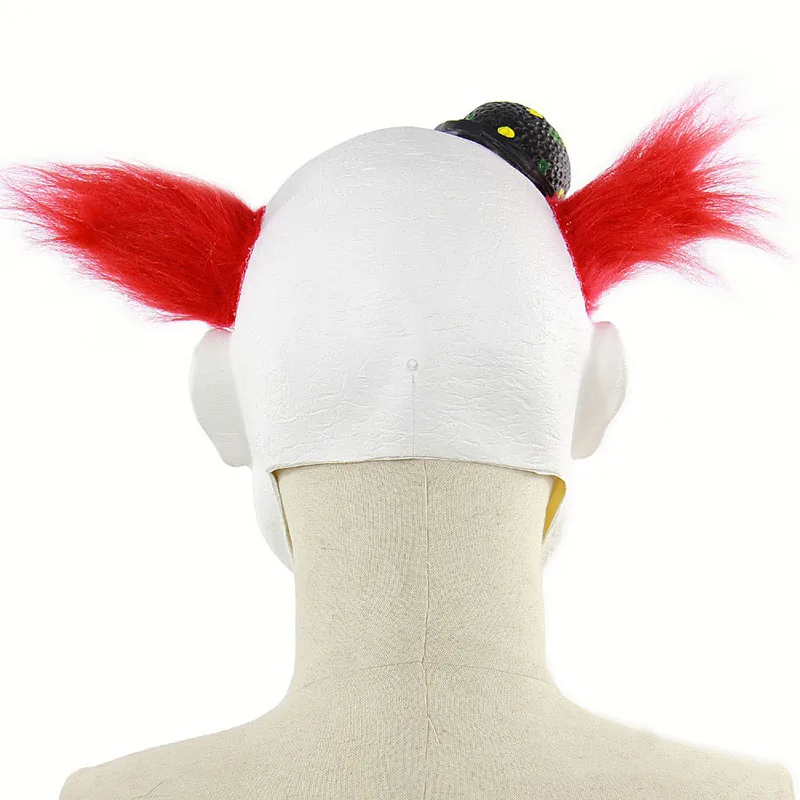 Маскарадные маски Pennywise хоррор клоун Джокер маска с красными волосами парик