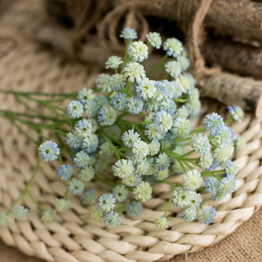 Гипсофила метельчатая мягкий клей Малый засушенные цветы свадебная фата Дешевые