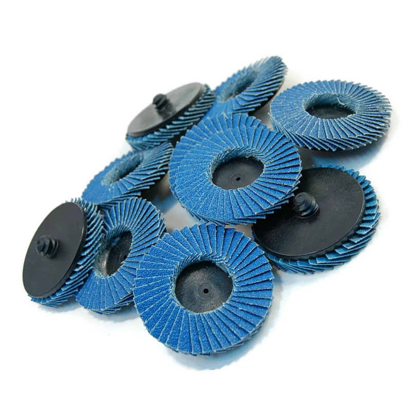 

10PCS 2 80Grit Flap Sanding Disc Wheel Polishing Grinding Rust Removing Durable