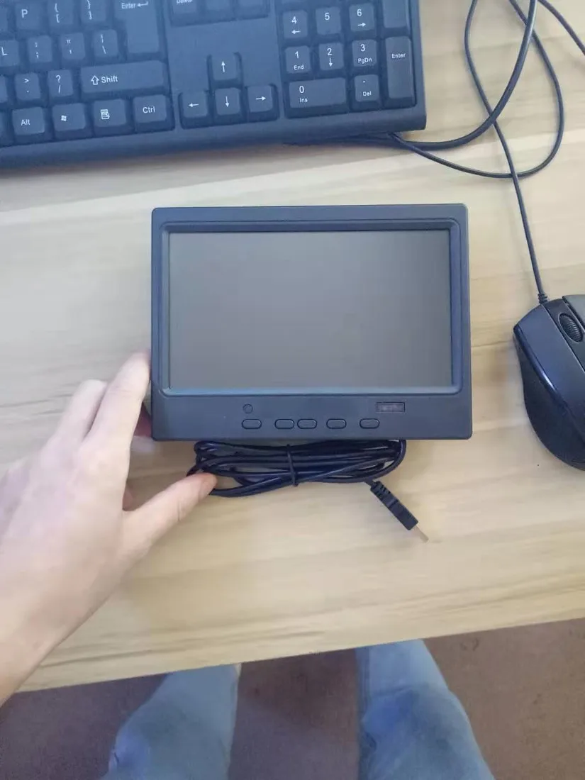 Автомобильный 7 дюймовый сенсорный экран HDMI маленький мини ЖК монитор 1024*600 full hd