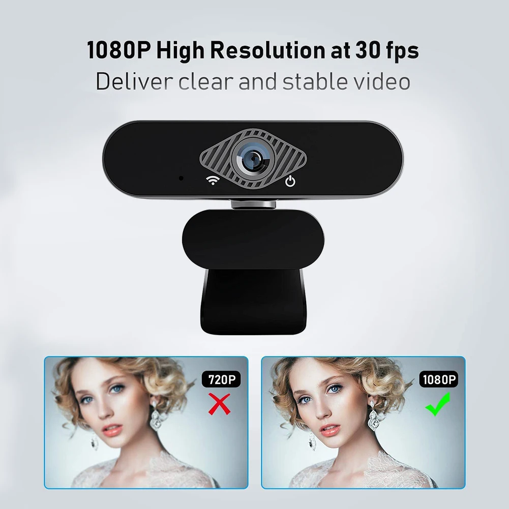 

HD 1080P Webcam USB 2.0 Plug And Play Web Camera Video Recording Camcorder For PC Computer Laptop Support conferencing Software
