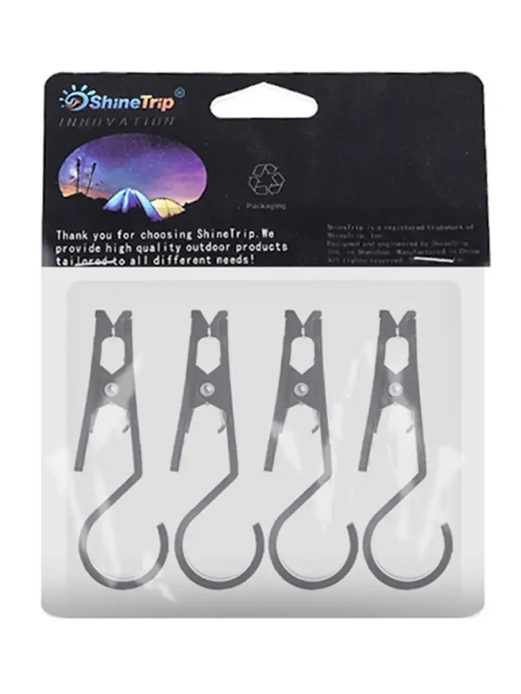 4 шт./компл. крючок светильник на открытом воздухе Портативный Навес для палатки