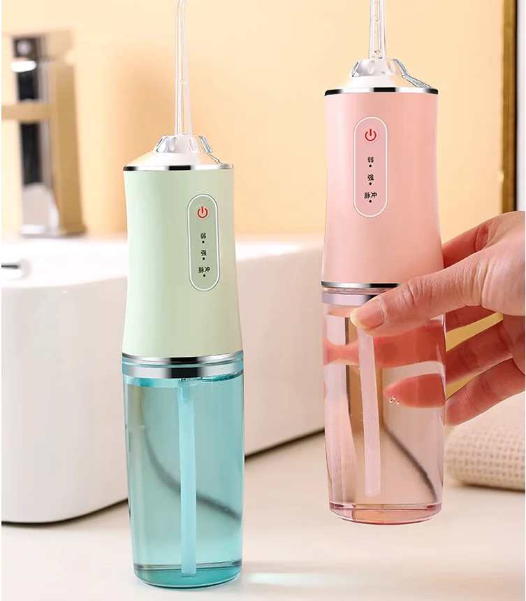 3 режима Ирригатор для полости рта USB Перезаряжаемые воды нить переносная зубная