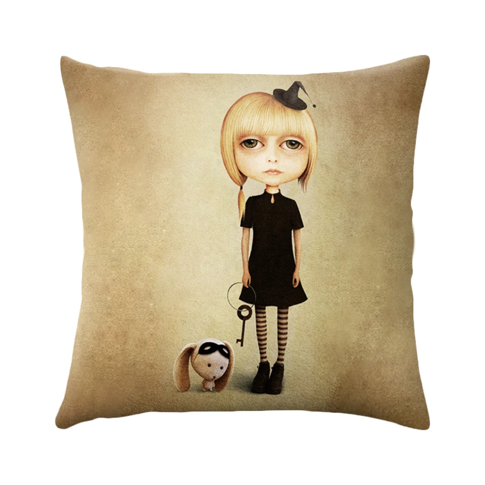 SearchI Хэллоуин чехол для подушки с надписью наволочка принтом Тыква Подушка