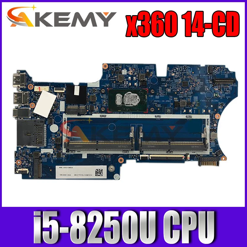 

Материнская плата для ноутбука HP Pavilion x360 14-CD i5-8250U L18163-601 17879-1B