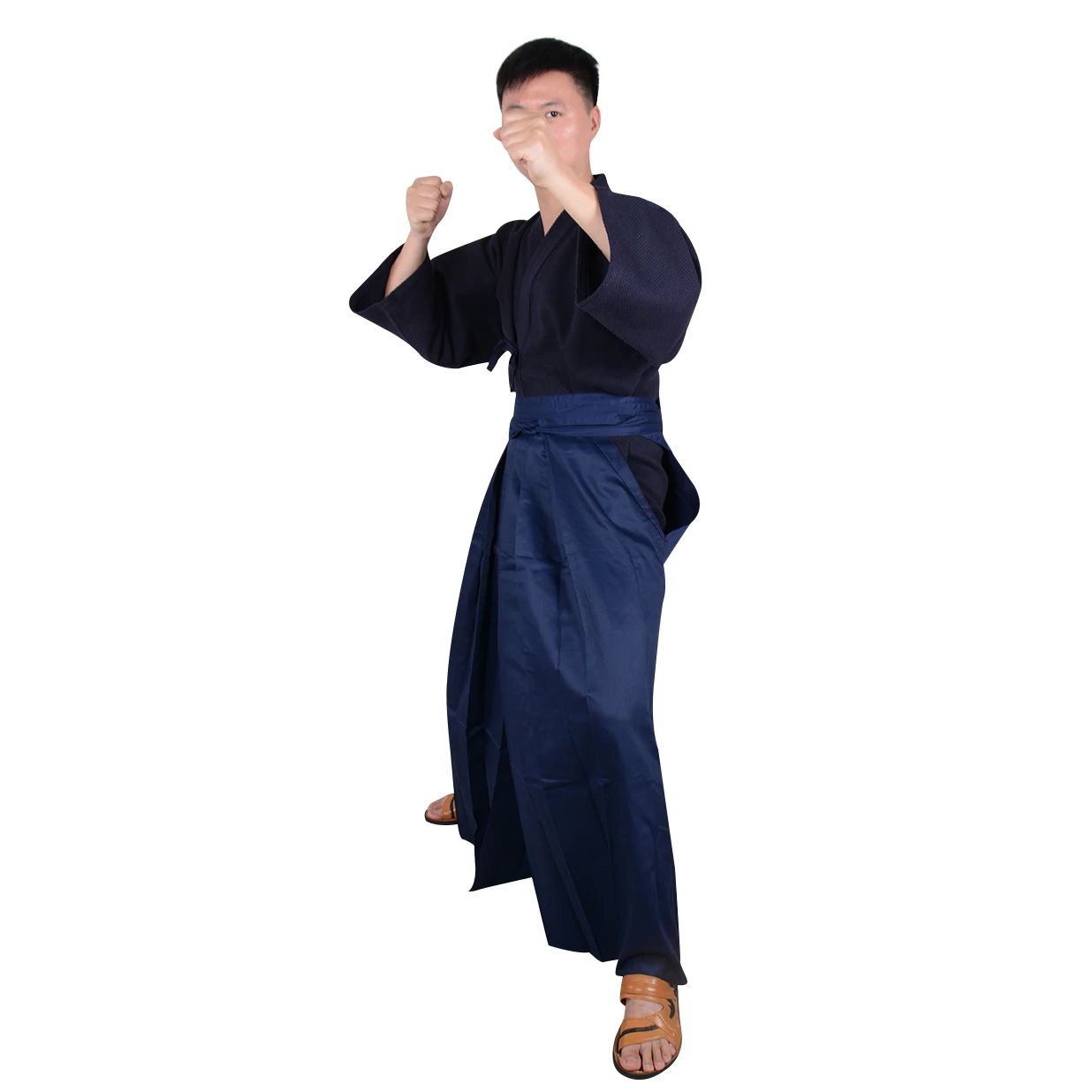 Японское мужское кимоно наряд Hakama костюм сакурая Aikido Judo Kendo Униформа