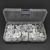 60 sets kit in box 2p 3p 4p 5 pin 2 0mm pitch terminal housing straight pin header connector wire connectors adaptor ph kits