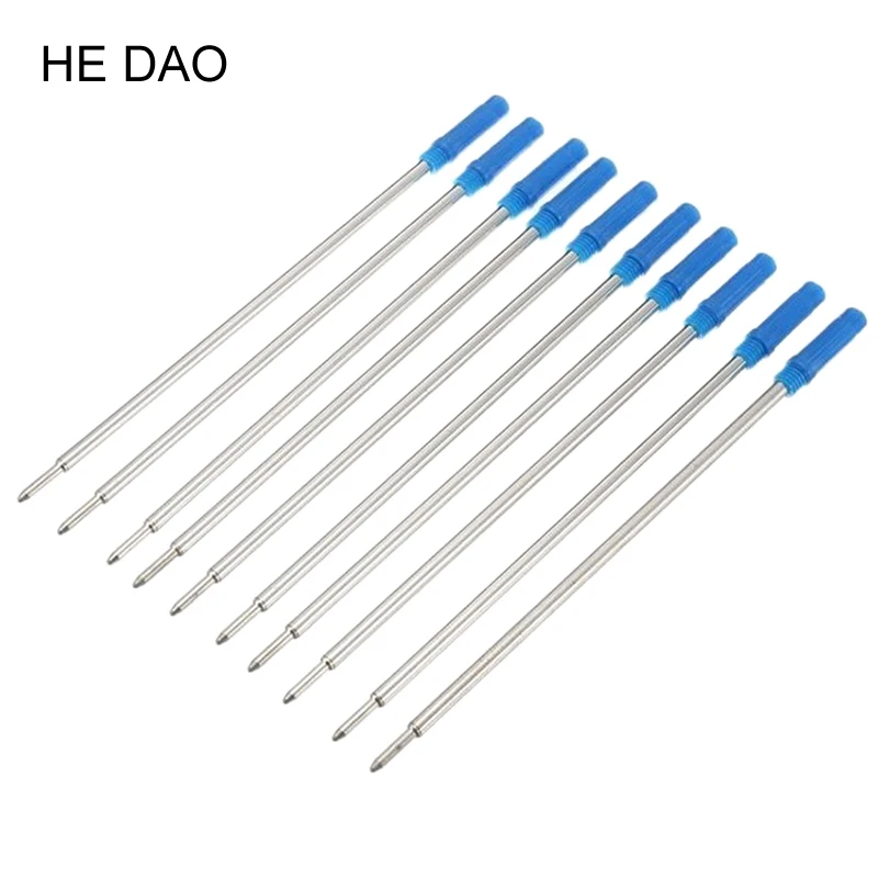 

10 Pcs Pen Refill Blue Black Ink Ballpoint Ball Point Pens Refills For High Quality Writing Wholesale Office School Supplies