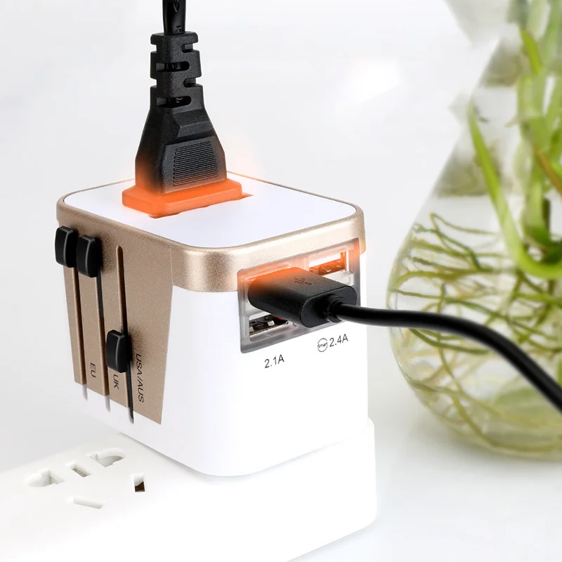 4 usb-порта высокоскоростное зарядное устройство 3 А Универсальный дорожный