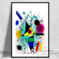 joan miro famous paintings abstract posters and prints wall art canvas pictures painting hot retro style paintings for bedrooms