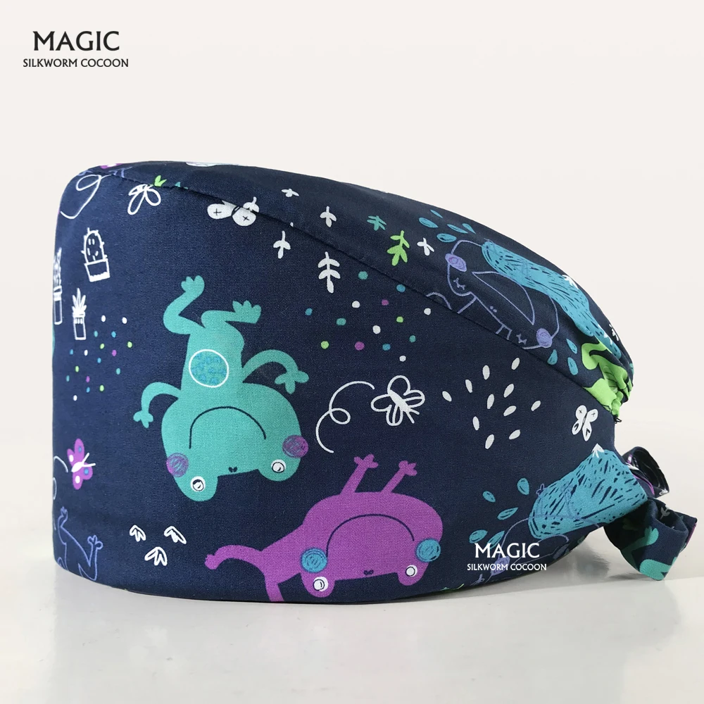 

Регулируемая пряжка для домашних животных, больничный скраб, женская шапочка с принтом животных, операционная комната, аксессуары для меди...